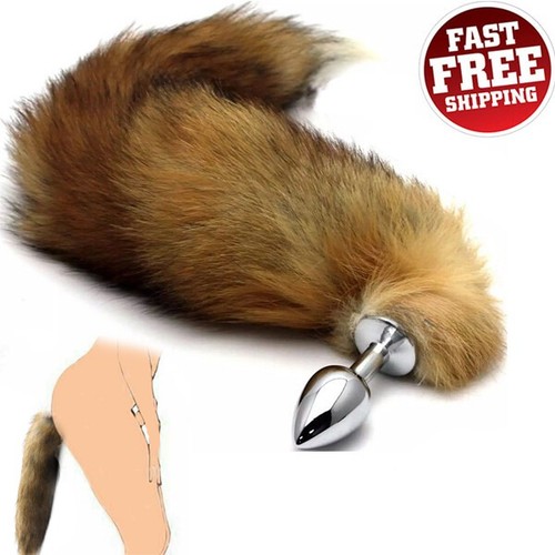 Small fox tail anal butt - tail,