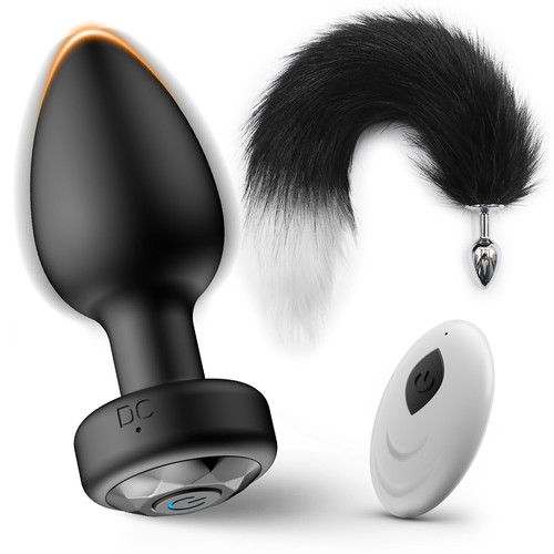 2pcs anal plug vibrator set - 2pcs,